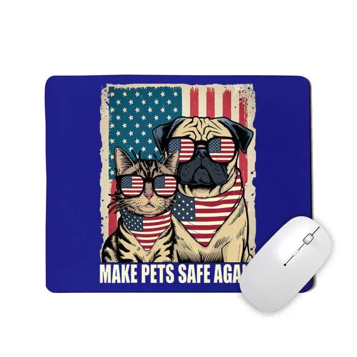 Make Pets Safe Again Eating The Dogs Cats Election Mousepad