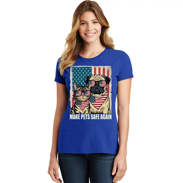 Make Pets Safe Again Eating The Dogs Cats Election Women's T-Shirt