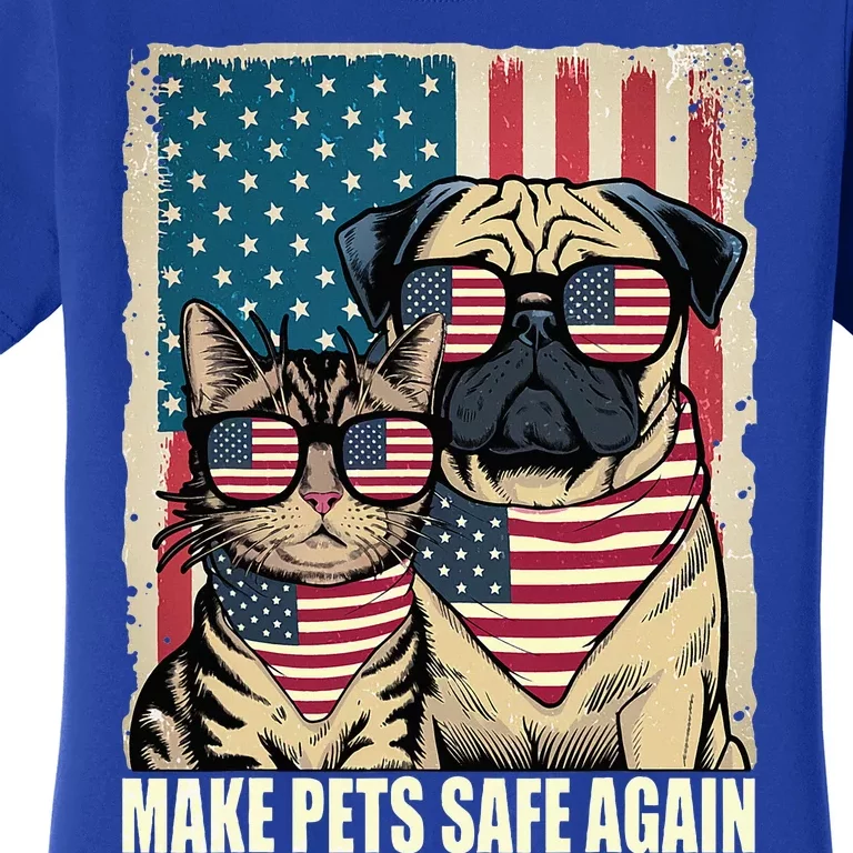 Make Pets Safe Again Eating The Dogs Cats Election Women's T-Shirt