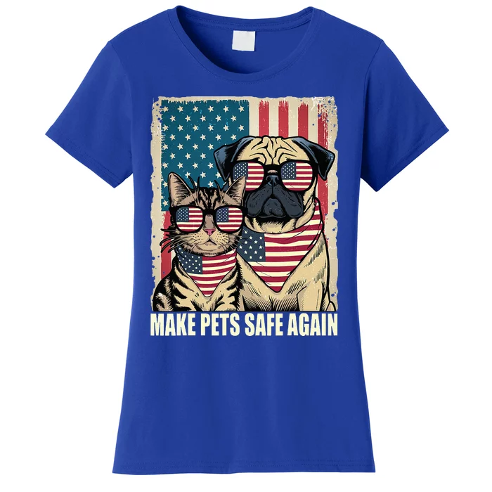 Make Pets Safe Again Eating The Dogs Cats Election Women's T-Shirt