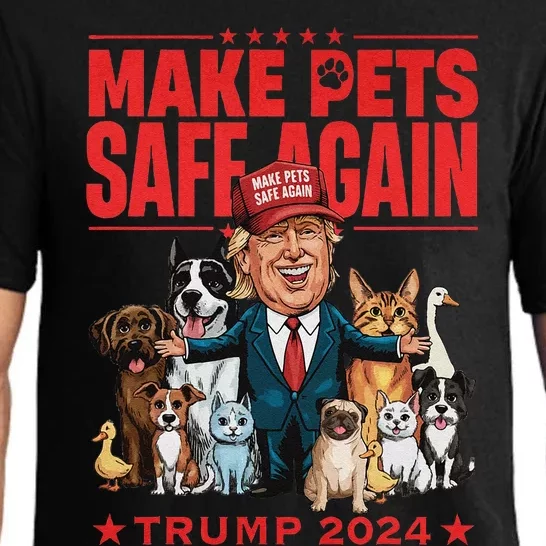 Make Pets Safe Again Trump 2024 Save Our Pets Gift Pajama Set