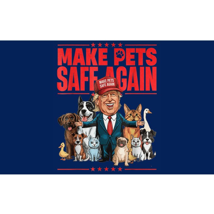 Make Pets Safe Again 2024 Save Our Pets Funny Trump And Pets Lovers Bumper Sticker