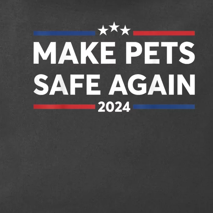 Make Pets Safe Again Trump Harris Debate Eating The Dogs Cat Zip Tote Bag