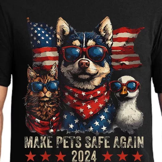 Make Pets Safe Again Trump 2024 Save Our Pets Pajama Set