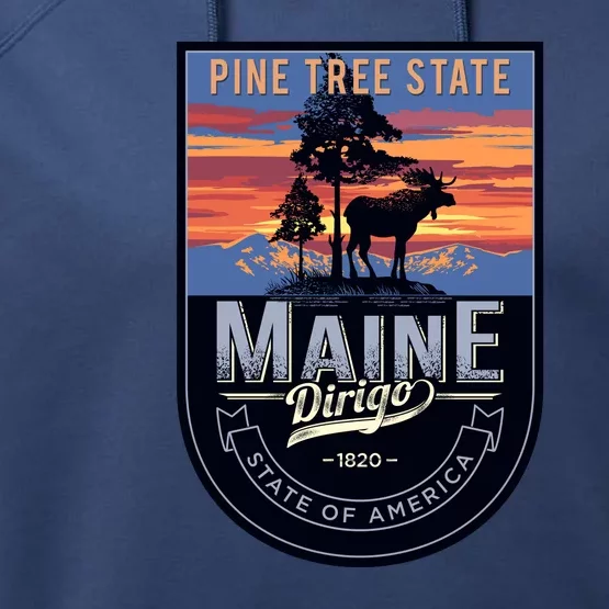 Main Pine Tree State Performance Fleece Hoodie