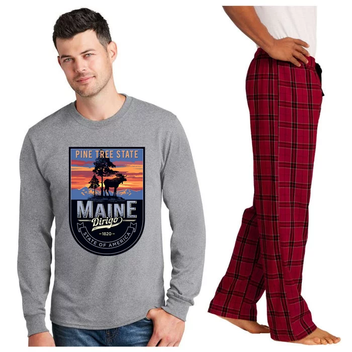 Main Pine Tree State Long Sleeve Pajama Set