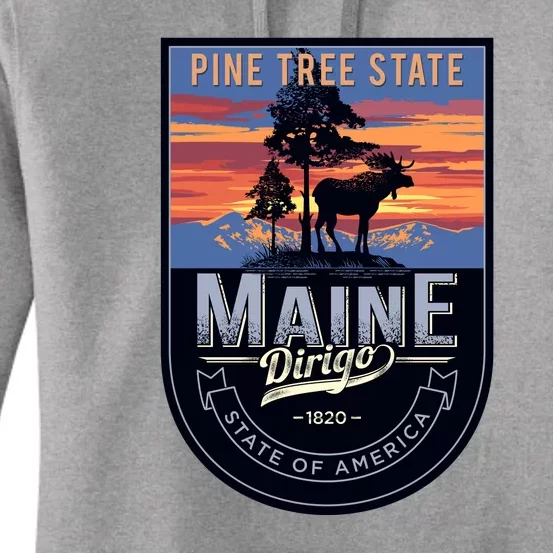 Main Pine Tree State Women's Pullover Hoodie