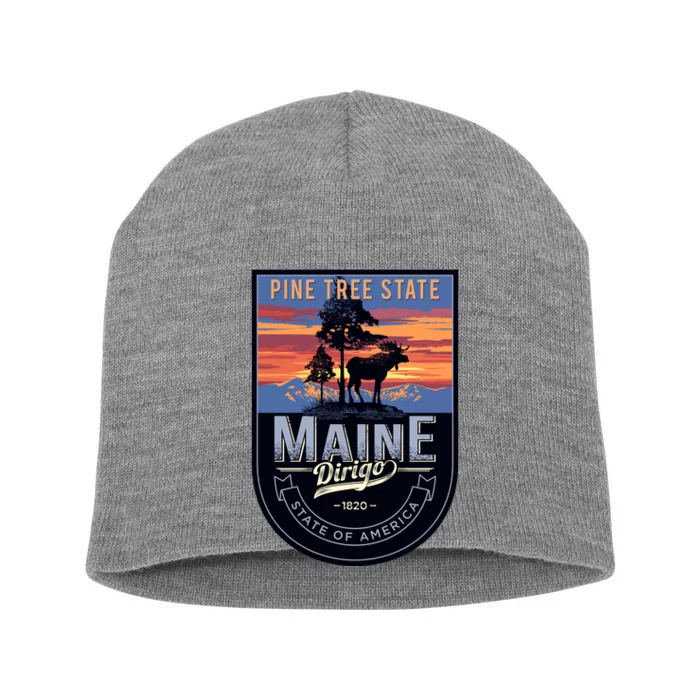 Main Pine Tree State Short Acrylic Beanie