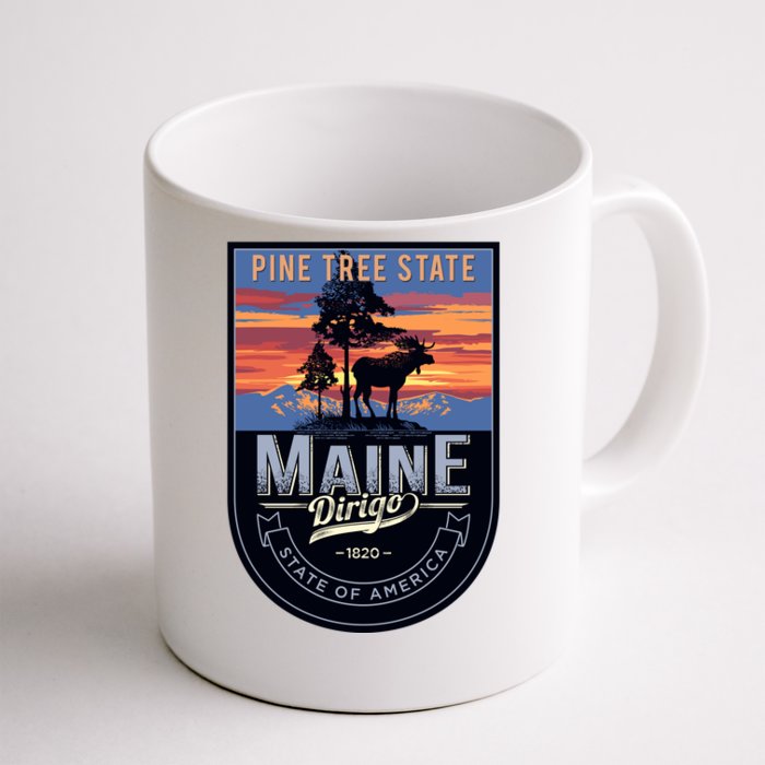 Main Pine Tree State Front & Back Coffee Mug