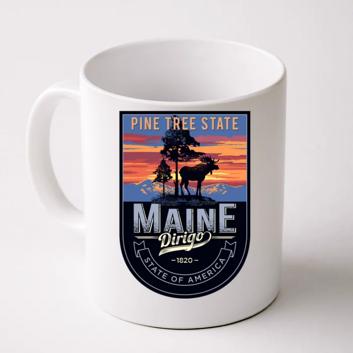 Main Pine Tree State Front & Back Coffee Mug