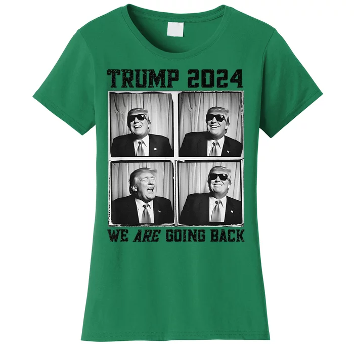 Maga President Trump Second Term 2024 We Are Going Back Women's T-Shirt