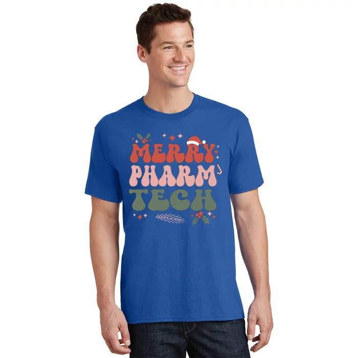 Merry Pharmacy Technologist Christmas Pharm Tech Xmas Party Gift T-Shirt