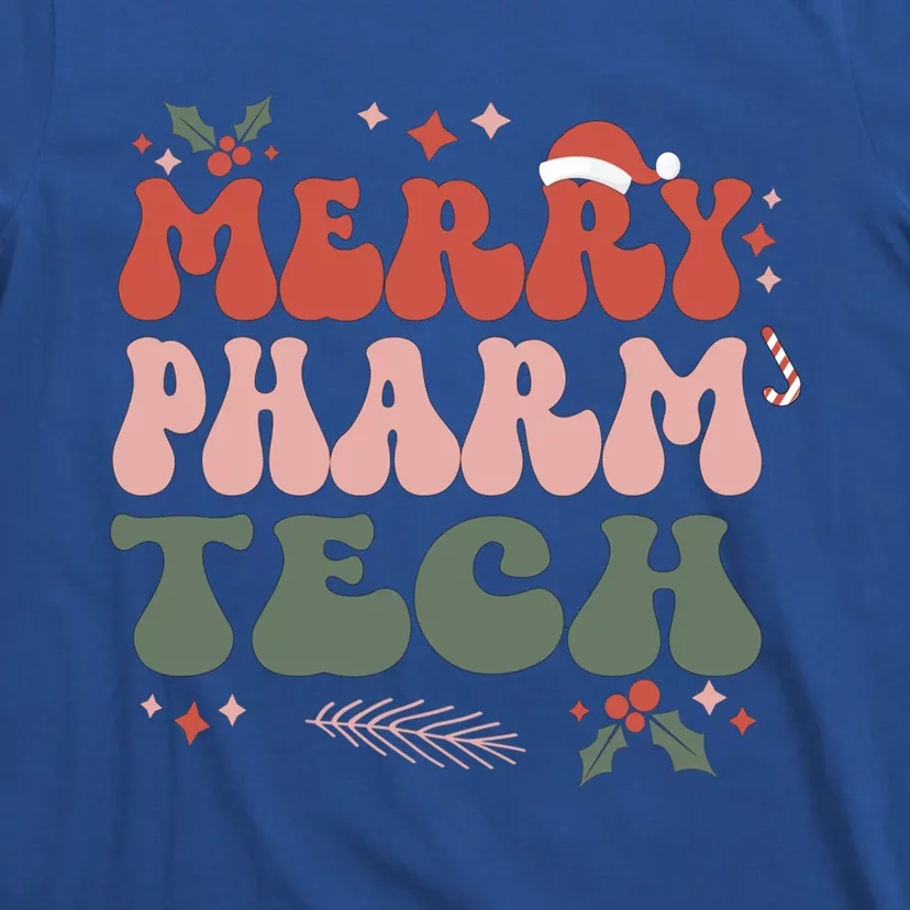 Merry Pharmacy Technologist Christmas Pharm Tech Xmas Party Gift T-Shirt