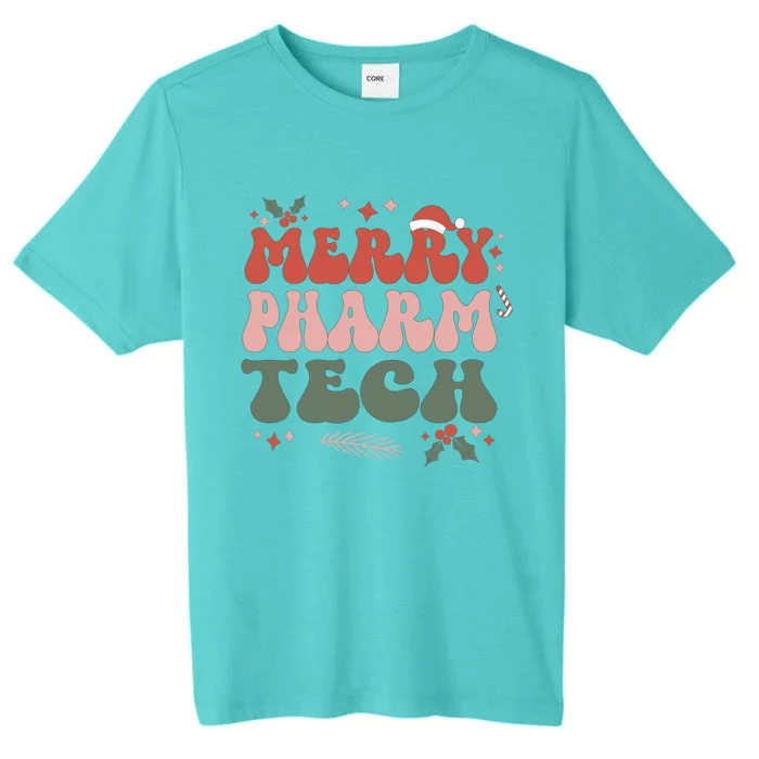 Merry Pharmacy Technologist Christmas Pharm Tech Xmas Party Gift ChromaSoft Performance T-Shirt