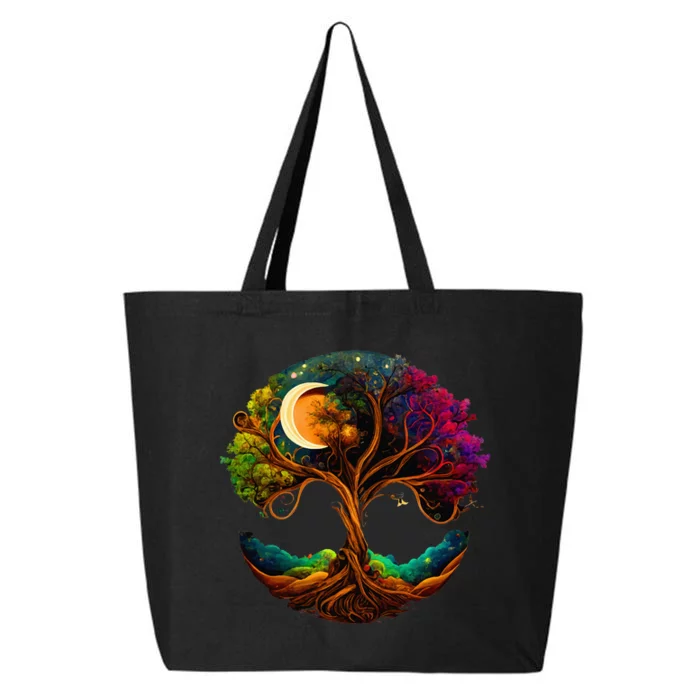 Moon Phases Tree Of Life 25L Jumbo Tote