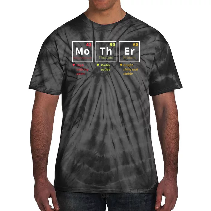 Molybdenum,Thorium,Erbium Periodic Table Mother's Day T Tie-Dye T-Shirt