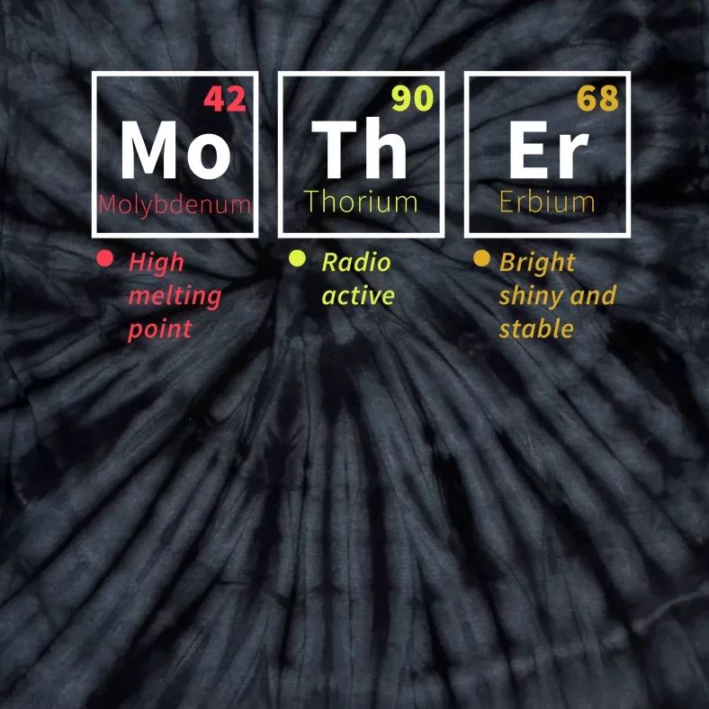 Molybdenum,Thorium,Erbium Periodic Table Mother's Day T Tie-Dye T-Shirt