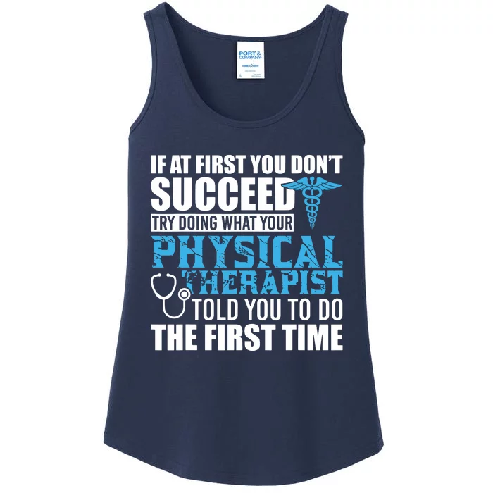 Motivational Physical Therapist Patients Ladies Essential Tank