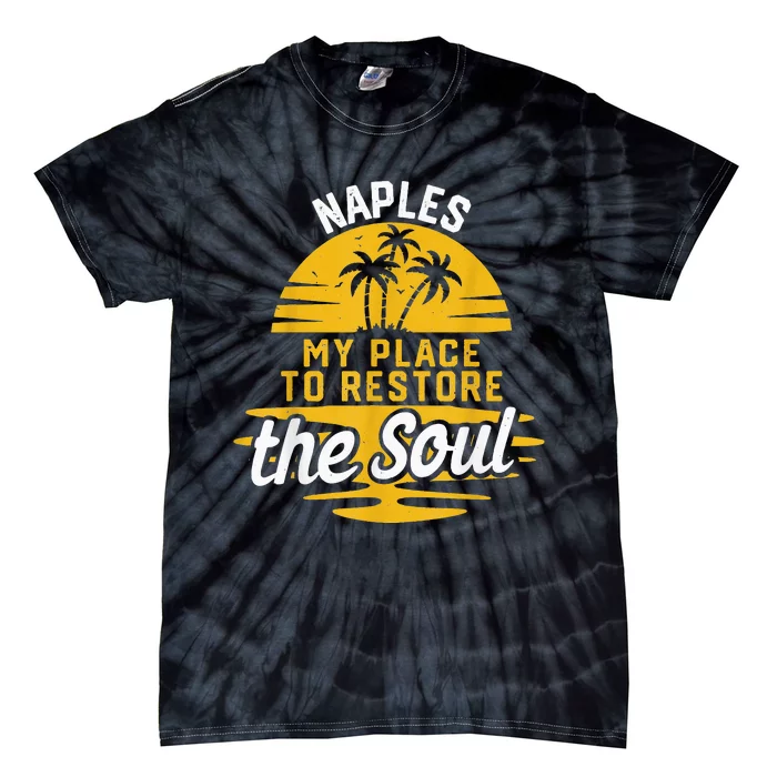 My Place To Restore The Soul Naples Tie-Dye T-Shirt