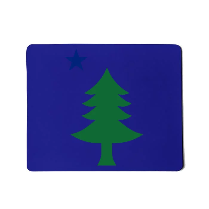 Maine Pine Tree State Flag Pride Patriotic Cool Gift Mousepad