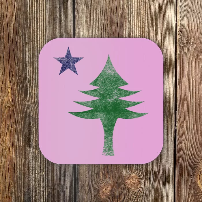 Maine Pine Tree Flag Big Style – Modern 1901 State Flag Coaster