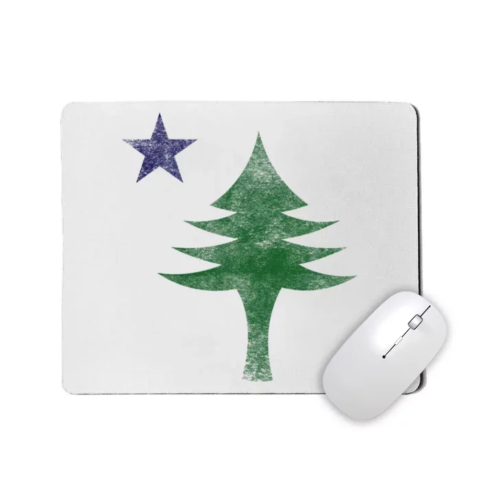 Maine Pine Tree Flag Big Style – Modern 1901 State Flag Mousepad