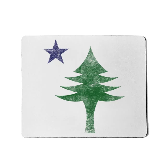 Maine Pine Tree Flag Big Style – Modern 1901 State Flag Mousepad