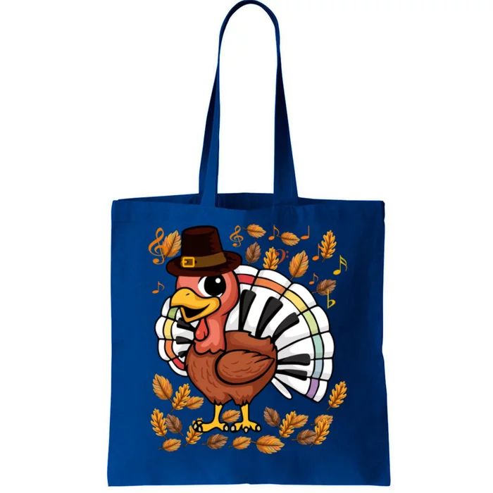 Music Piano Teachers Music Turkey Costume Happy Thanksgiving Gift Tote Bag