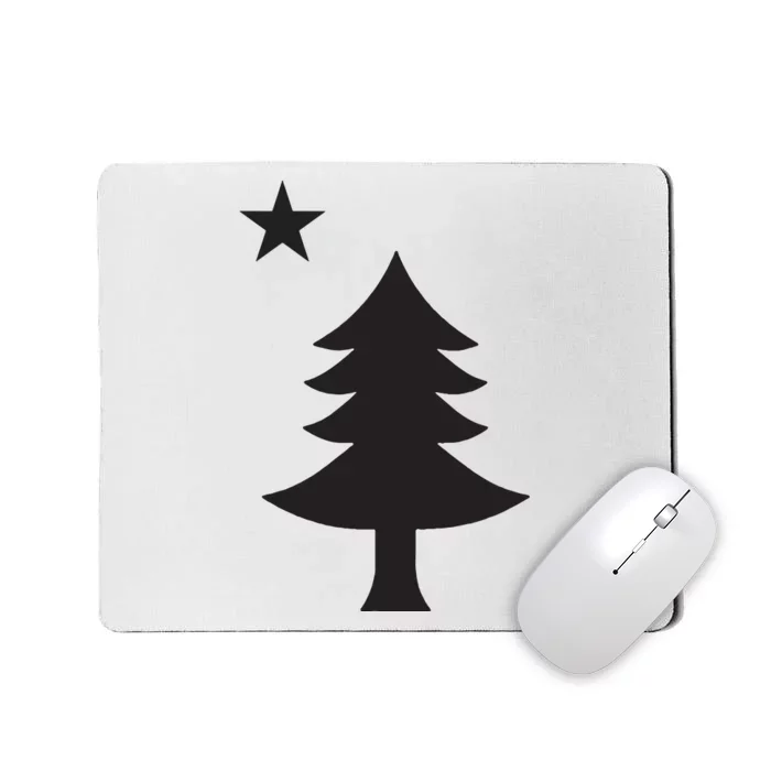 Maine Pine Tree State Flag Pride Patriotic Mousepad