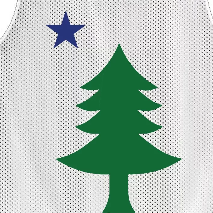 Maine Pine Tree State Flag Pride Patriotic Mesh Reversible Basketball Jersey Tank