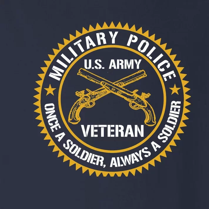 Military Police US Army Veteran Once A Soldier Always Toddler Long Sleeve Shirt