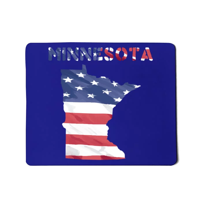 Minnesota Proud United States America Patriot Flag Us Pride Cute Gift Mousepad