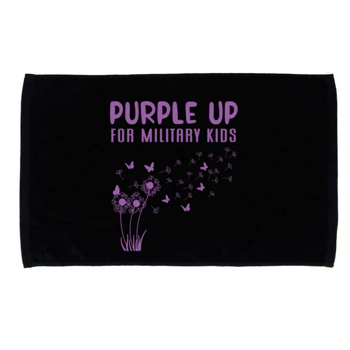 Military Purple Up Day Gift Month Military Gift Microfiber Hand Towel