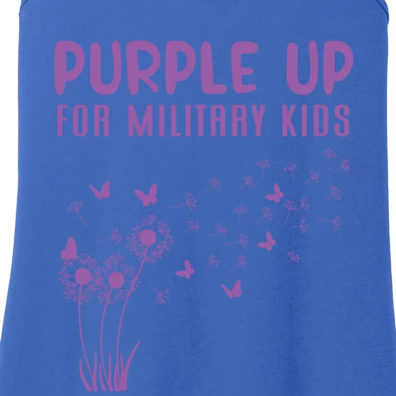 Military Purple Up Day Gift Month Military Gift Ladies Essential Tank