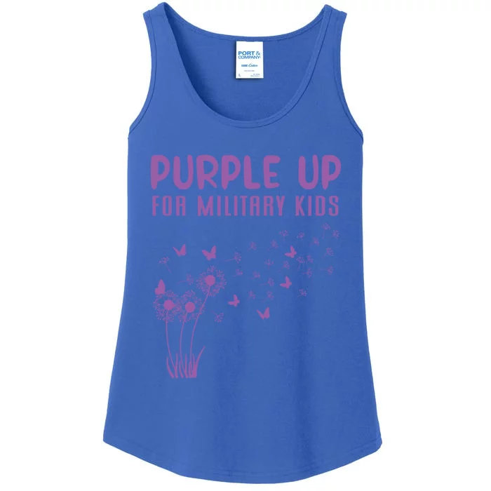 Military Purple Up Day Gift Month Military Gift Ladies Essential Tank