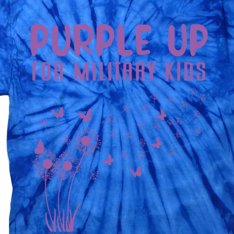 Military Purple Up Day Gift Month Military Gift Tie-Dye T-Shirt