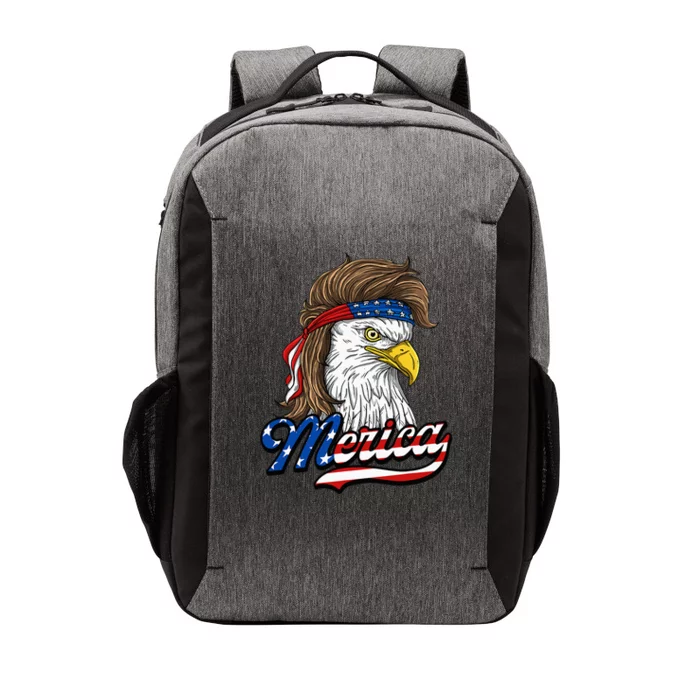 Merica Patriotic USA Eagle Of Freedom 4th Of July Vector Backpack