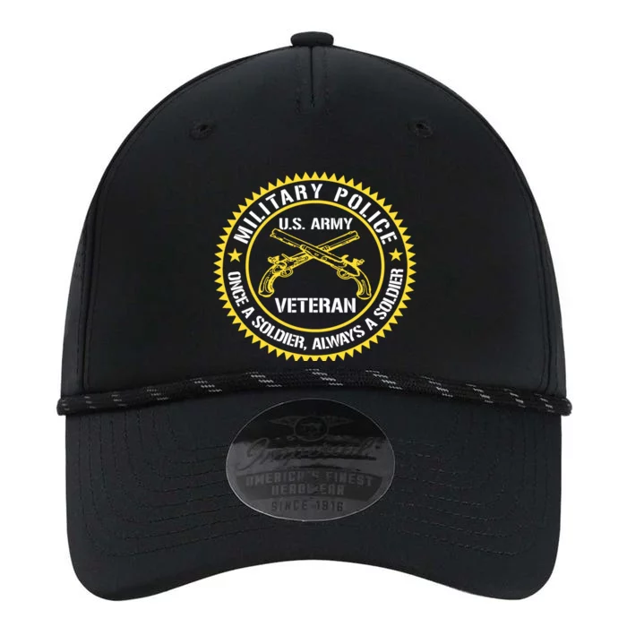 Military Police US Army Veteran Once A Soldier Always Gift Performance The Dyno Cap