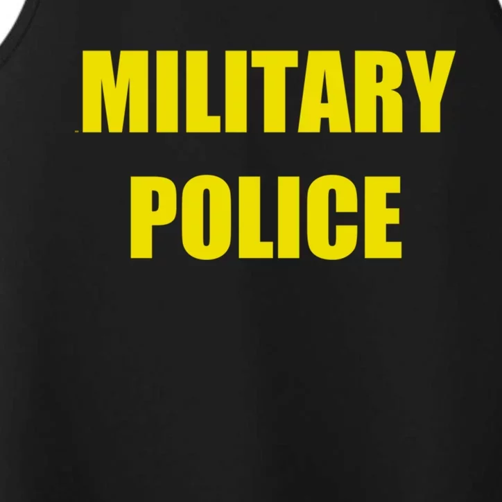 Military Police Uniform Work Gift Performance Tank