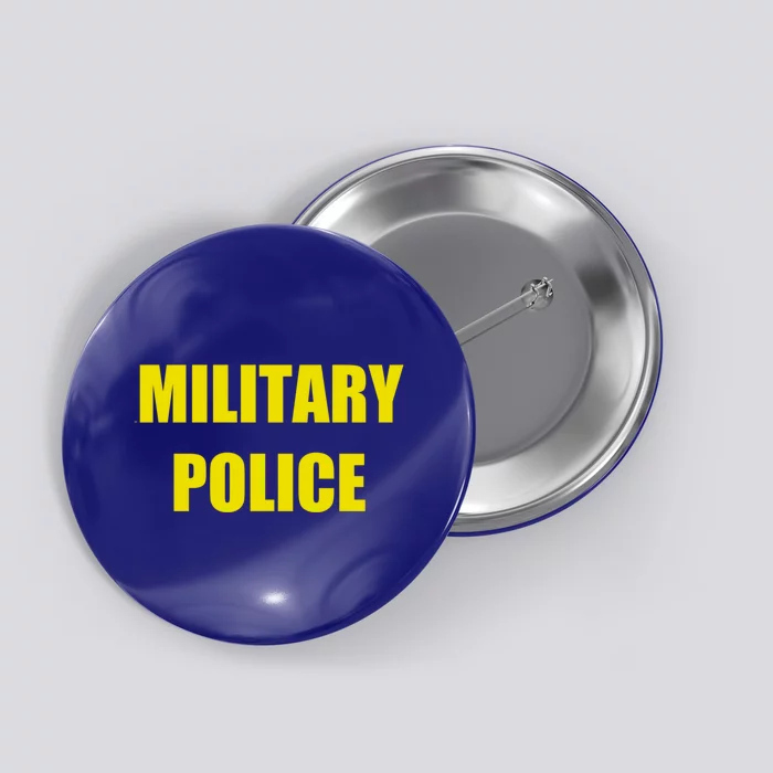 Military Police Uniform Work Gift Button