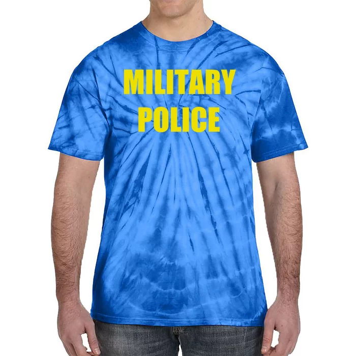 Military Police Uniform Work Gift Tie-Dye T-Shirt