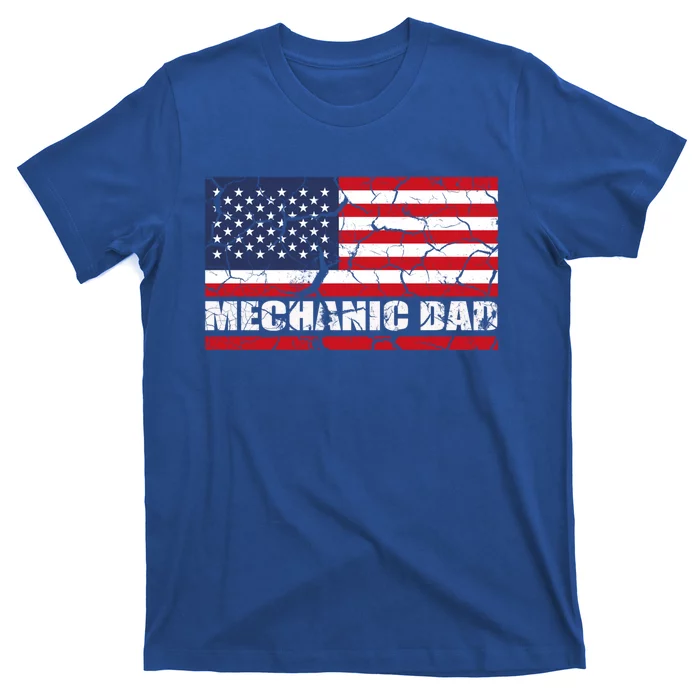 Mechanics Patriotic Usa Flagge Gift T-Shirt