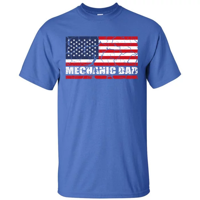 Mechanics Patriotic Usa Flagge Gift Tall T-Shirt