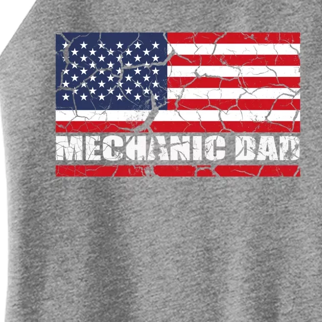 Mechanics Patriotic Usa Flagge Gift Women’s Perfect Tri Rocker Tank