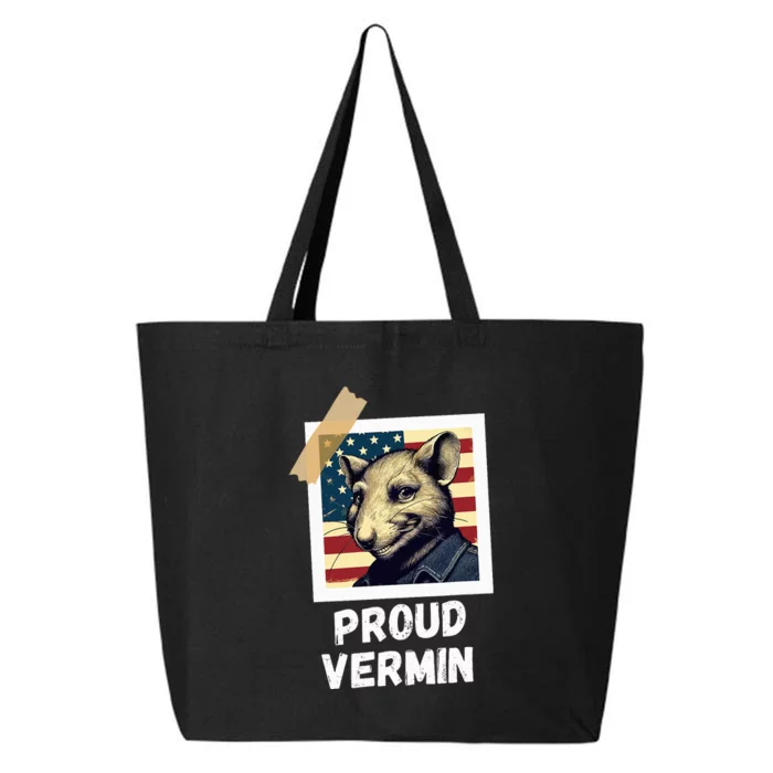 Mouse Proud Vermin Vote Blue 25L Jumbo Tote