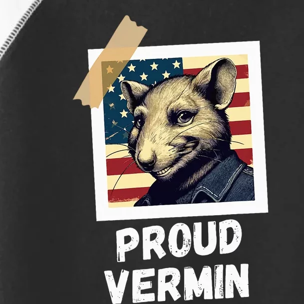 Mouse Proud Vermin Vote Blue Toddler Fine Jersey T-Shirt