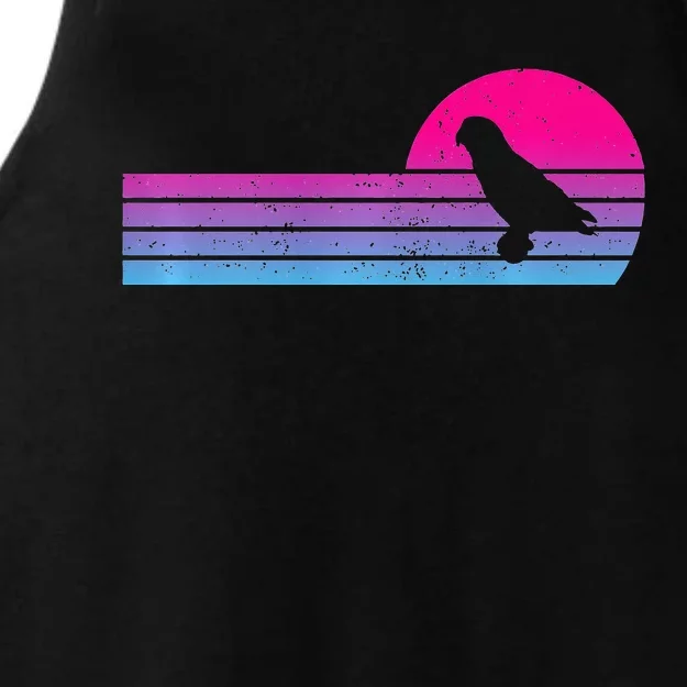 Meyers Parrot Vintage 70s 80s Retro Parrot Lover Ladies Tri-Blend Wicking Tank