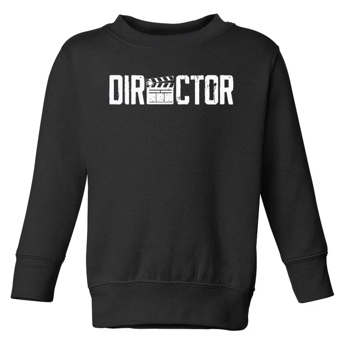 Movie Producer Video Production Filmmaker Film Director Toddler Sweatshirt