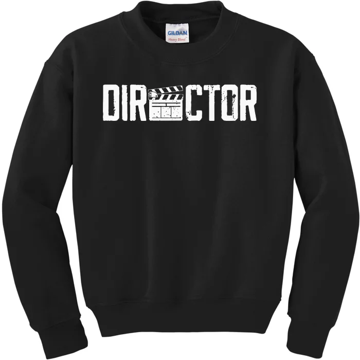 Movie Producer Video Production Filmmaker Film Director Kids Sweatshirt