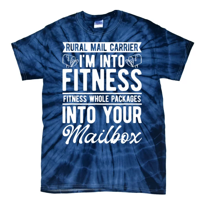 Mailman Postal Worker Postman Office Rural Mail Carrier Tie-Dye T-Shirt